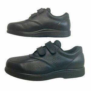 SAS San Antonio Shoemakers Black Leather Double Strap  Shoes Men's Size 10.5 WWW